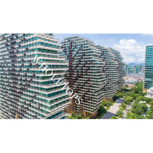 1.5MM-8.0MM Curved Aluminum Panels PVDF Coated For Hotel House Facade