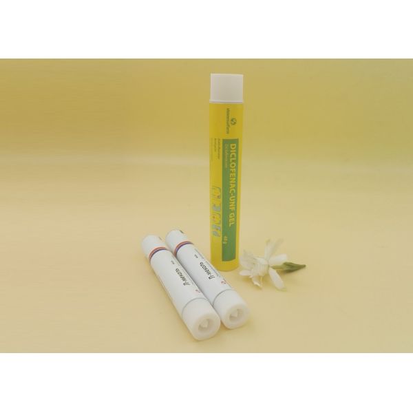 Professional Silver Empty Toothpaste Tubes Food / Medicine / Industry Grade