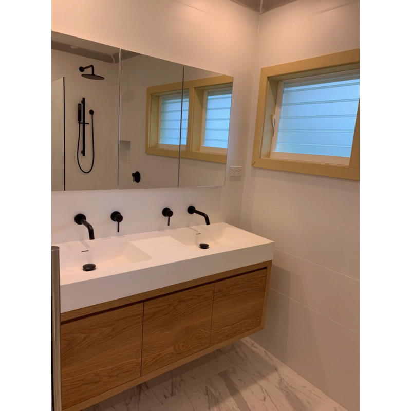 Elegant Look Wall Hung Basin Non Porous Corner Wall Mount Sink