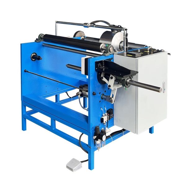 Shisha Aluminum Foil Rolls Manual Rewinding Machine with 0.009 0.065mm Thickness