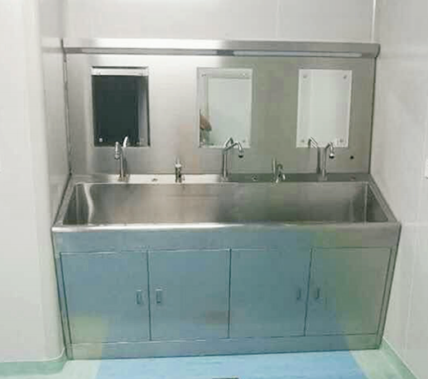 Medical stainless steel sink operating room