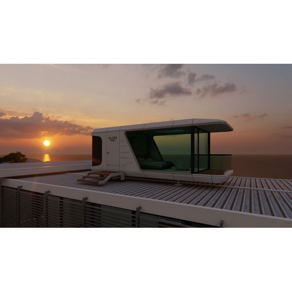 20ft Luxury Space Capsule House with MGO Board Floor