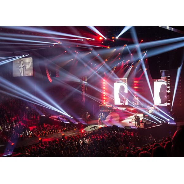 P3.91 Rental Rgb Flexible Indoor Led Video Wall For Exhibition , Energy Saving