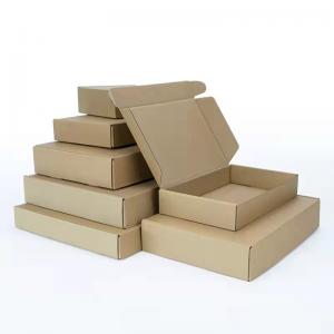 Cheap Bulk Cheap Custom Logo Blank Kraft Cardboard Paper Boxes For Packaging for sale