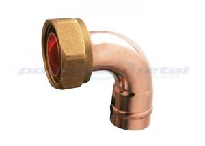 Cheap Custom T2 Copper Pipe Fittings For Air Conditioner / Refrigeration Sweat Adaptor for sale