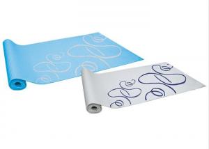 Cheap Durable Anti Slip Yoga Mat , Easy Carry Lightweight Soft PVC Yoga Mat for sale