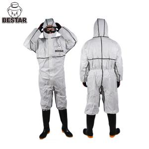 Cheap SMS Disposable Painting Overalls Breathable Disposable Type 5 6 Coverall for sale