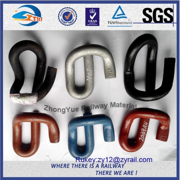 Rail clip, or called elastic rail clip used to fasten steel rail track
