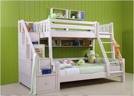 Young White Childrens Bedroom Furniture Environmental Protection