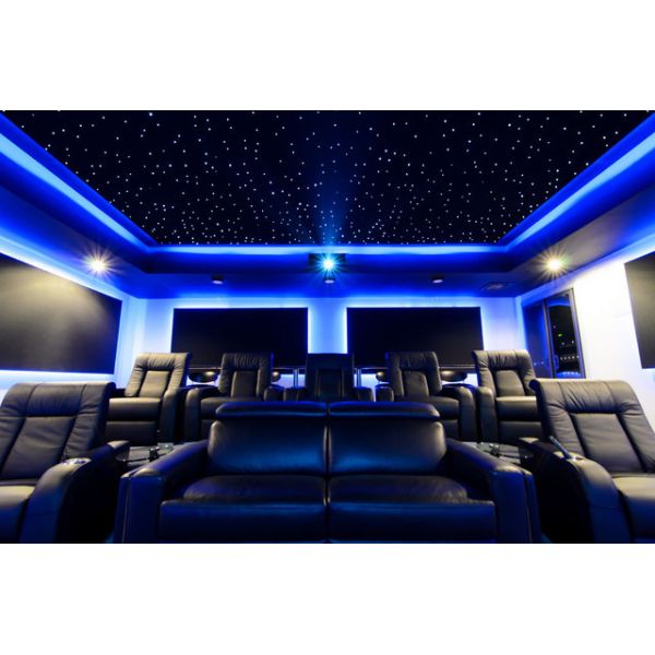 FCC Fiber Optic Panel Star Ceiling Tiles PMMA For Moon Shooting