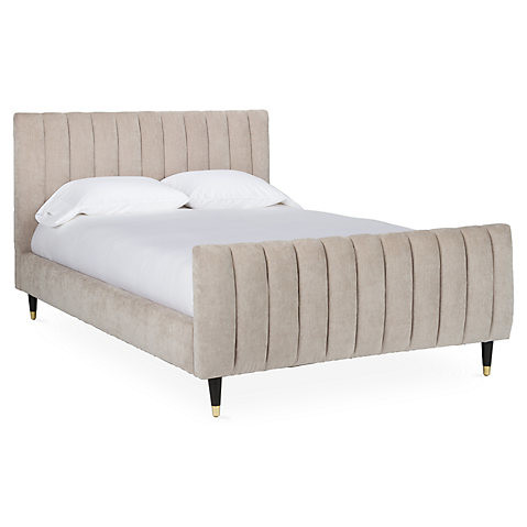 Upholstered Bed, Queen french style queen bed leather upholstered bed home furniture