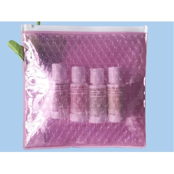 Shockproof 200x200mm Zipper Bubble Bags