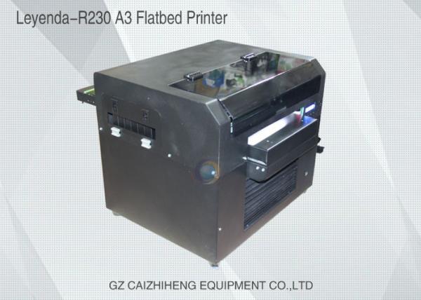 Quality A3 Size Inkjet Small UV Flatbed Printer Multifunction With 7 Color Printing wholesale