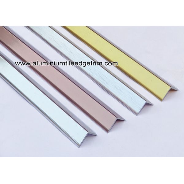 V15mm x 15mm Aluminum Corner Guards For Wall Corner Brace / Protector