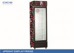 Commercial 180L Upright Display Refrigerator With Single Door Low-e Glass