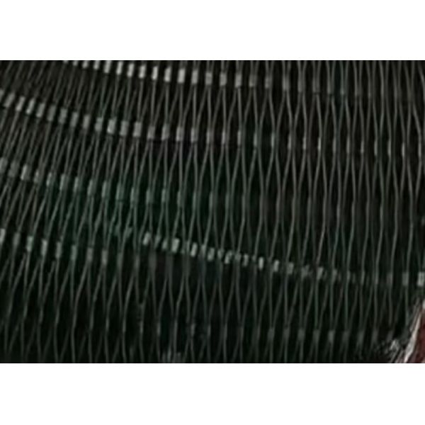 Black Strength Furreled Weather Resistant Aviary Rope Netting Stainless Steel Rope Mesh for Bird Cages