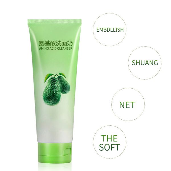Natural Extract Gentle Face Cleanser Repair Damaged Skin With Cooling Effect