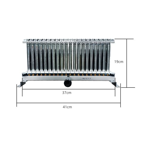 Wall-Hung Boiler Burner Tray 20-Row Replacement Heating Component