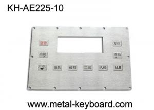 Cheap Custom Stainless steel Panel mount Keypad Kiosk with 10 Keys for harsh environment for sale