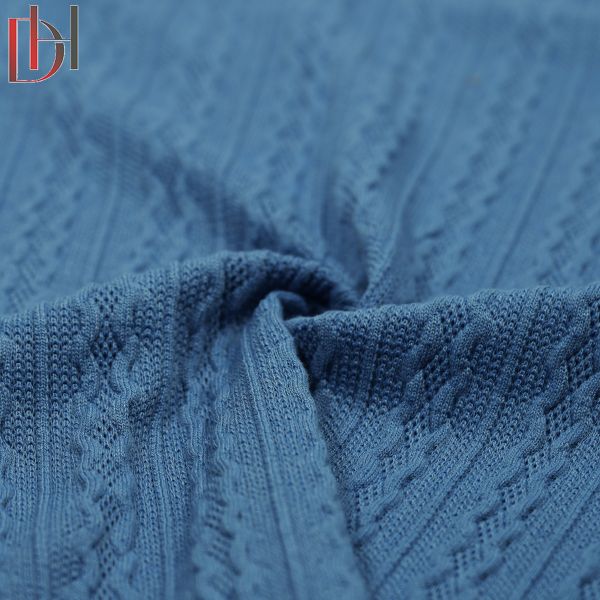 Breathable Jacquard Fabric Anti Static 95 Percent Polyester 5 Percent Spandex Fabric