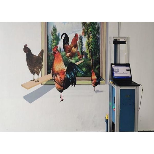 12ml/m2 DX7/DX800 Wall Mural Printing Machine Vertical 1CM Jet