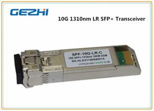 Cheap 10km LR DDM 10G Optical Transceiver , LC optical fiber transceiver  SFP-10G-LR for sale