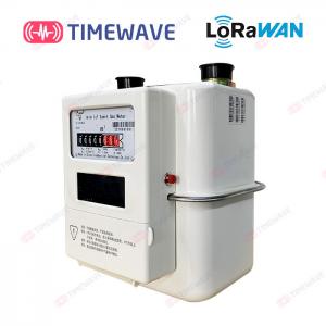 China Smart LoRaWAN Gas Meter Wifi Wireless IoT LCD Screen Built In Antenna ISO/IEC 9001 on sale