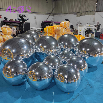 Inflatable Mirror Balls Sphere PVC Large Reflective Mirror Balloon Big Shiny Ball For Disco Christmas Wedding Party