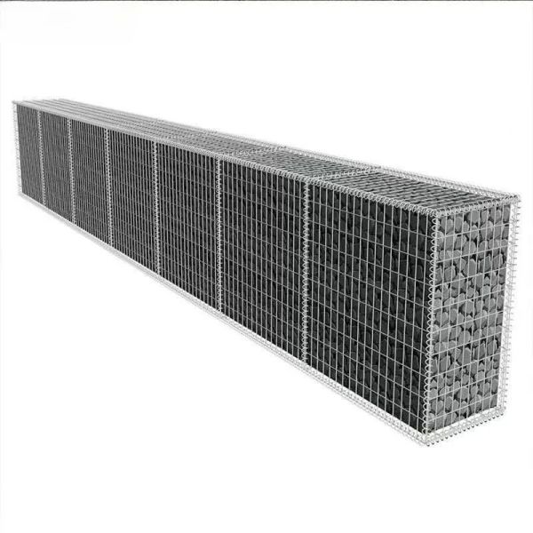 Masonry Blast Wall Park Decorative Wall Galvanized Steel Wire Cage Sandblasting Stone Wall