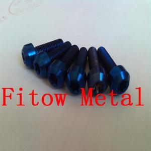 Cheap Titanium hexalobular socket raised countersunk head screws Titanium Countersunk Bolts - Imprint Torx - ISO14584 Grade 2 for sale