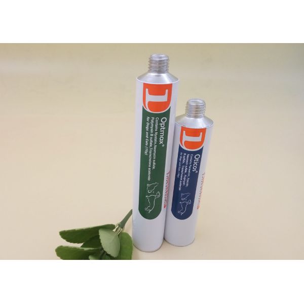Round Aluminum Packaging Hairball Remover Tube For 200ml Dogs Hair Removing Cream Packaging
