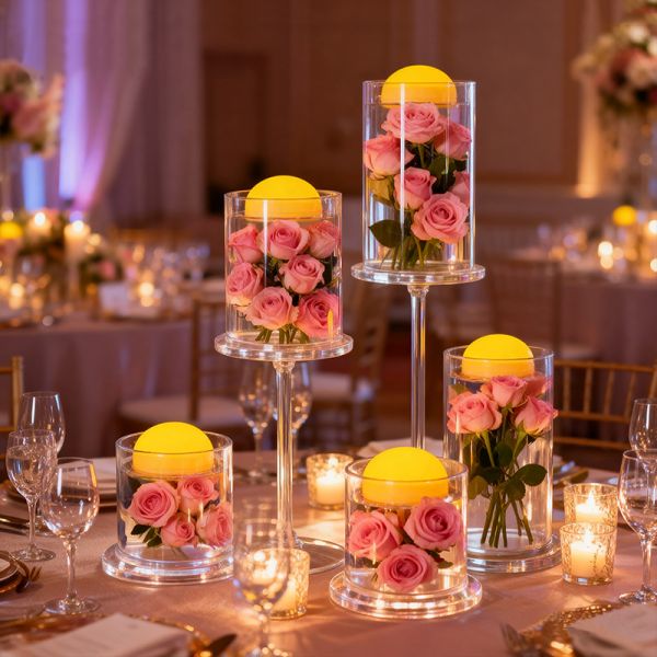 DIY Water Activated Floating Candles Customized Electronic Floating Candles Cordless