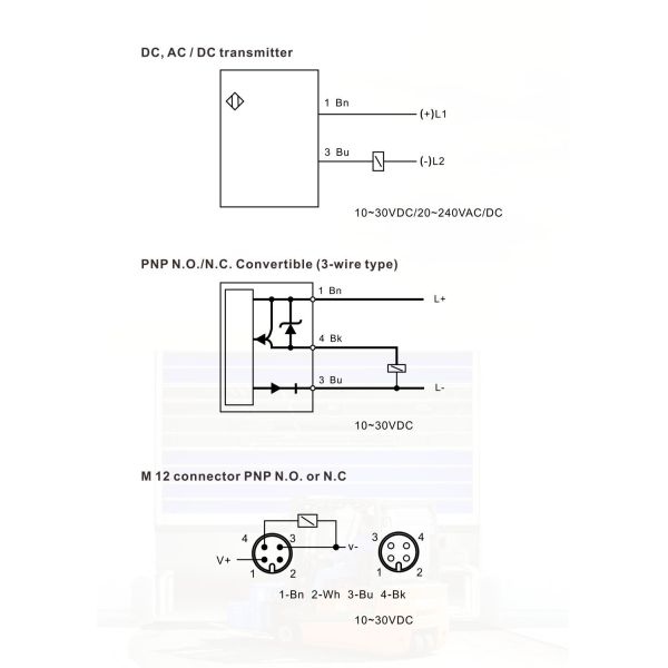 Reflective Infrared Sensor IP65 Relay Output 7m Detection Range For Door Safety
