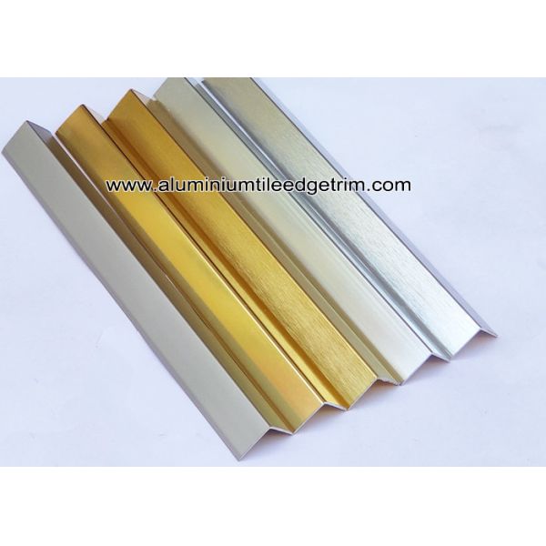 YF20 Decorative Aluminum Corner Guards / Protectors For Outer Corner Brace V20mm