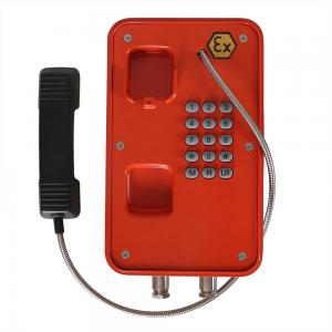 China ISDN SIP Analogue Explosion Proof Telephone Full Keypad For Hazardous Areas on sale