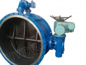 Cheap Gear Operated Flanged Butterfly Valve 1000mm for Hydropower for sale