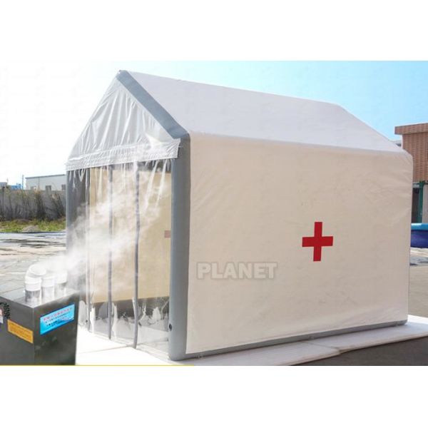 Portable Emergency Disinfection Tent / Inflatable Military Channel Tent