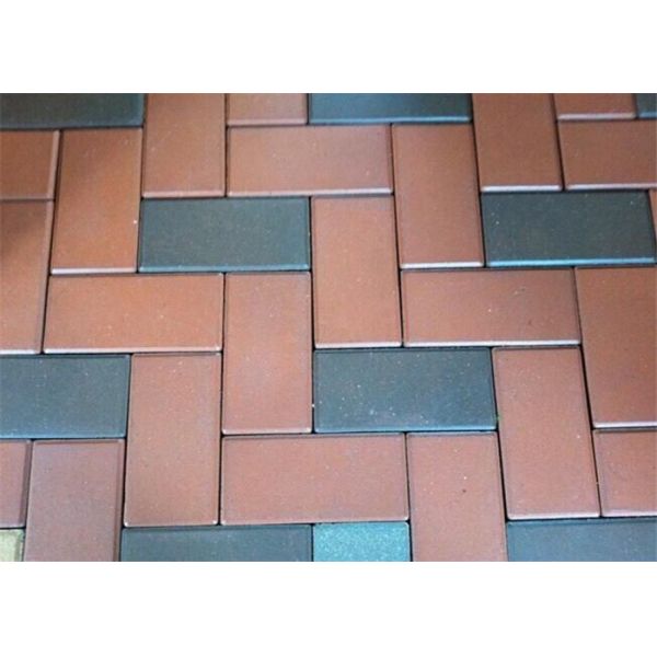 High Pressed Laying Clay Paving Brick Light Weigh Walkway For Outside Road