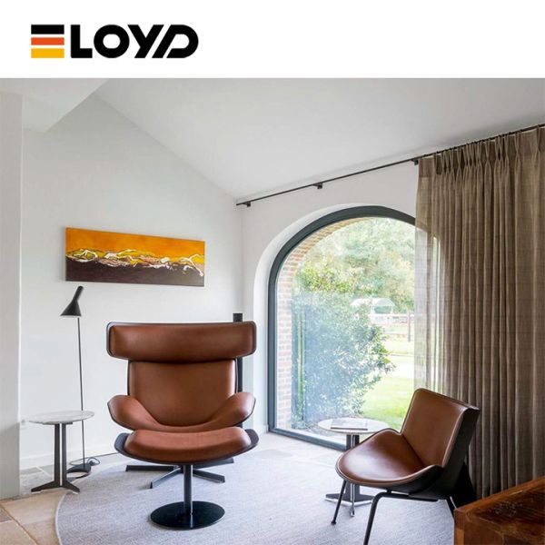 Thermal Broken French Single Aluminum Casement Window Replacement Hurricane Impact