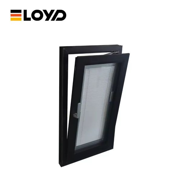 German Powder Coated Pvc Aluminium Tilt And Turn Window Anodized