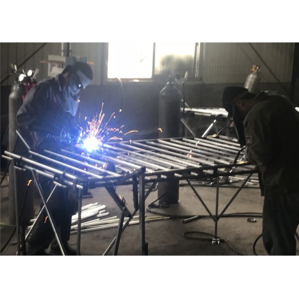 USA STANDARD Customized road steel painted crowd traffic control event barrier 42 Height x 8 Width