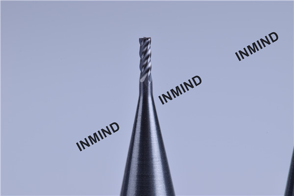 AlTiN Coating 1.5mm to 6mm hard milling end mills , 4 Flute end mill bits high precsion