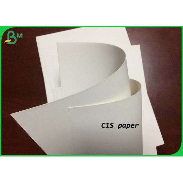 80gsm 130gsm Coated  Silk C1S Paper For Making Advertising Brochure Or Birthday Card