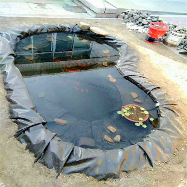 0.2mm-3mm Thickness HDPE Fish Pond Liner Membrane for Landscaping Pools Width 1m-8m