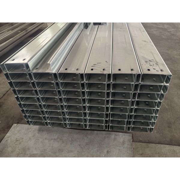 Hot Dipped Galvanized Metal Building Purlin with Customizable Length and 40-275g Zn Coat for Superior Durability