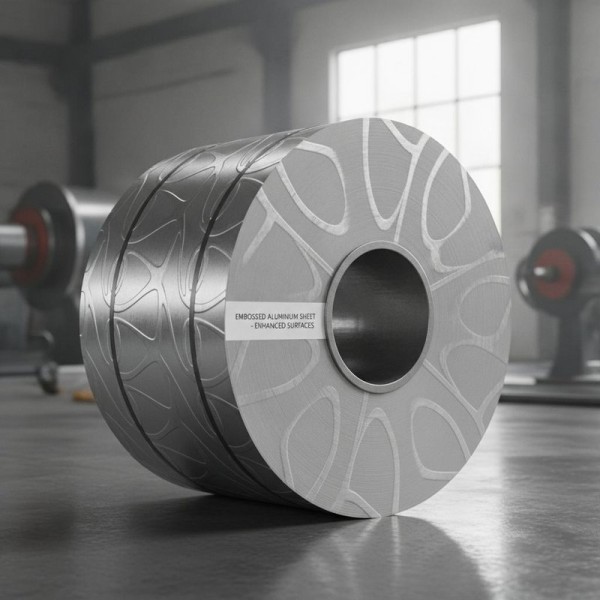 Embossed Aluminum Sheet Roll Embossing Designed to Improve Aesthetic Appeal and Functional Performance of Metal Surfaces