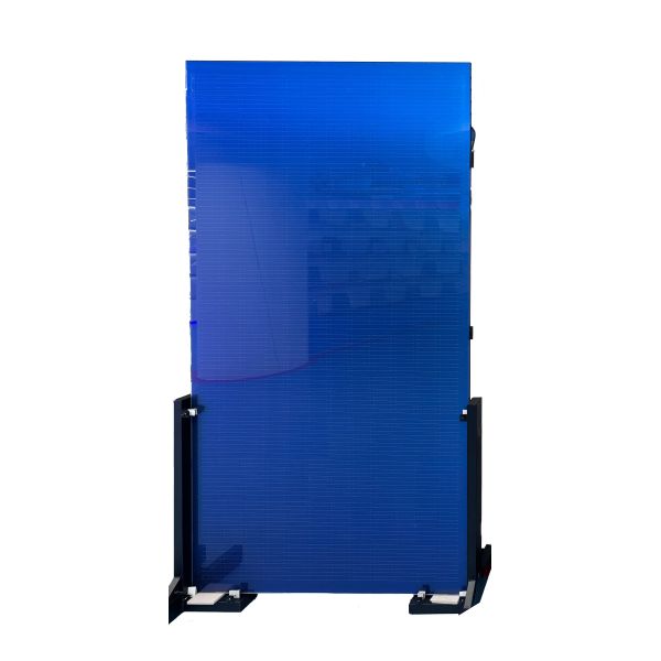 Blue Photovoltaic Glass Module Double Layer Tempered Bipv Glass Panels 8mm*8mm 460W