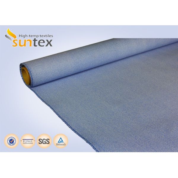 Thermal Insulation & Fireproof Grey Glass Fibre Fabric Roll – Calcium Silicate Coated