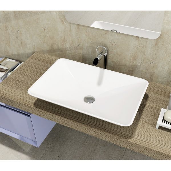 High Strength Counter Top Basin Chemical Resistant Easy To Clean