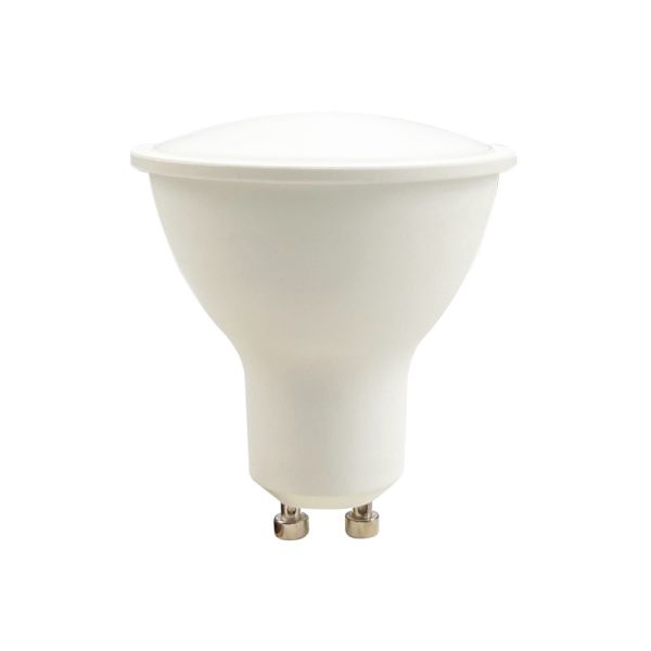 7W 3000k 100-240V LED Microwave Induction Radar Bulb, Corridor and Staircase Plastic-coated Aluminum, Wide-voltage Constant-current, Intelligent Radar Induction GU10 Bulb